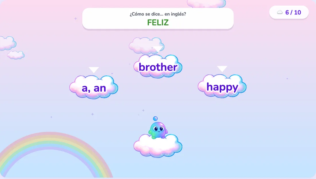 Minijuego Salto de nubes